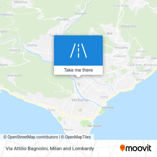 Via Attilio Bagnolini map