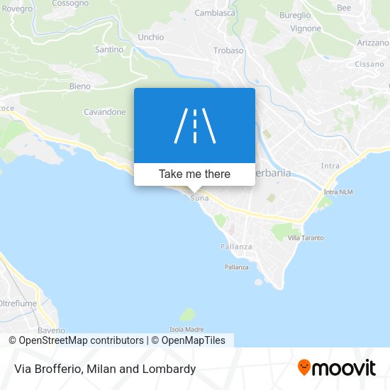 Via Brofferio map