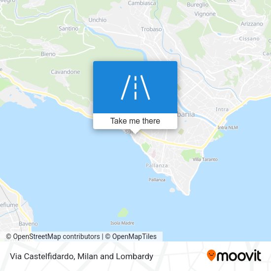 Via Castelfidardo map