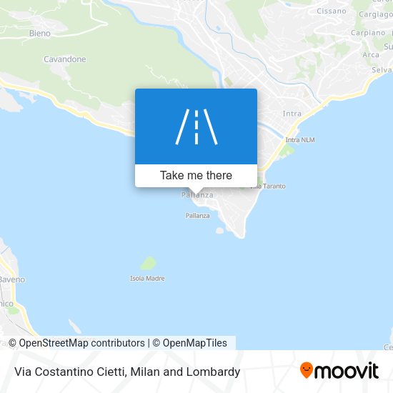 Via Costantino Cietti map
