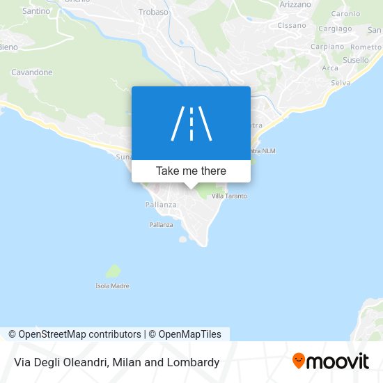 Via Degli Oleandri map