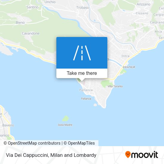 Via Dei Cappuccini map