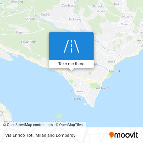 Via Enrico Toti map