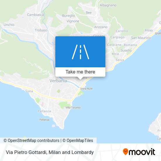 Via Pietro Gottardi map