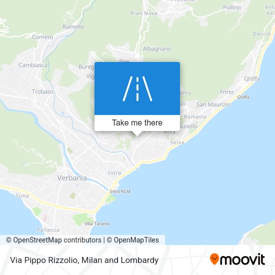 Via Pippo Rizzolio map