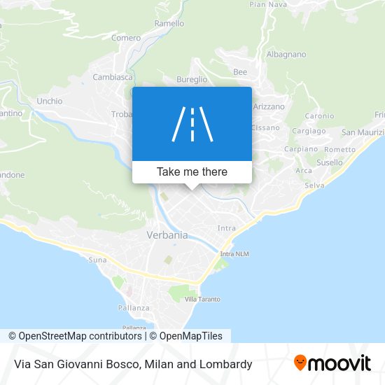 Via San Giovanni Bosco map