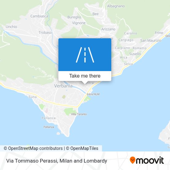 Via Tommaso Perassi map