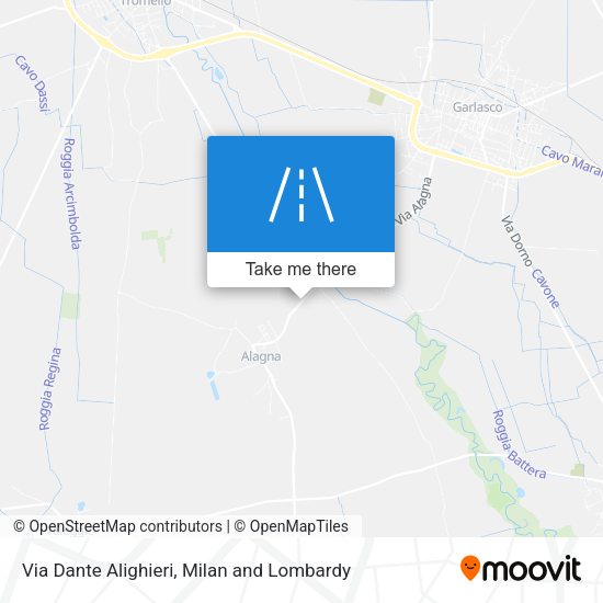 Via Dante Alighieri map