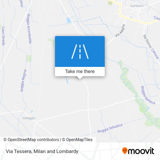 Via Tessera map