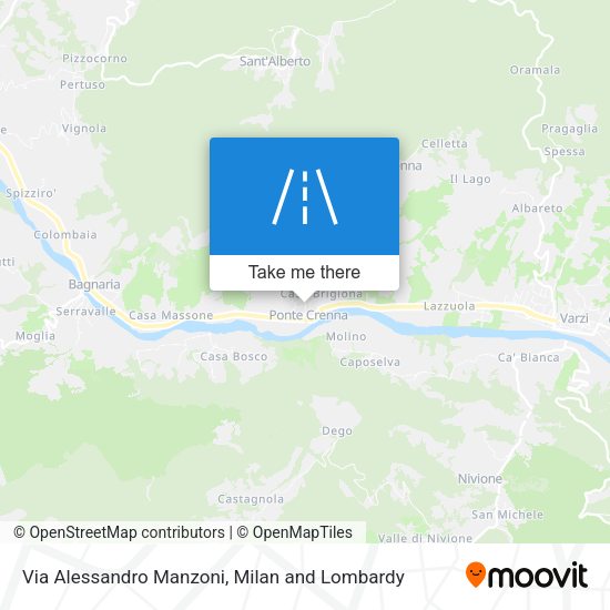 Via Alessandro Manzoni map