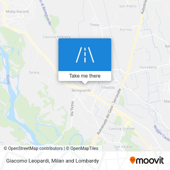 Giacomo Leopardi map