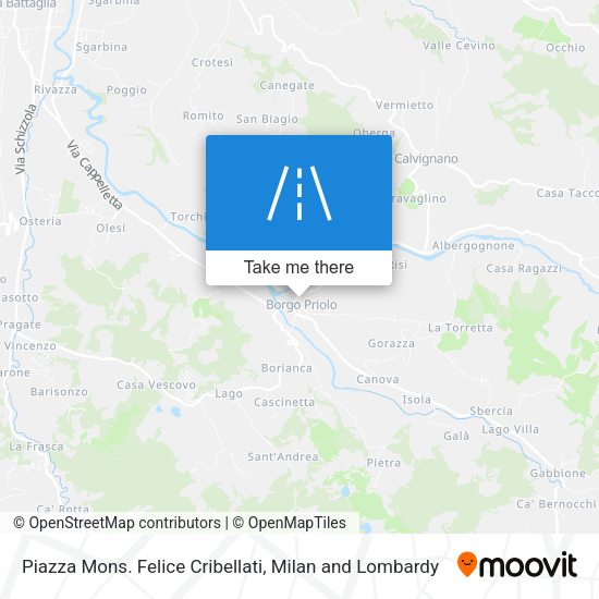 Piazza Mons. Felice Cribellati map