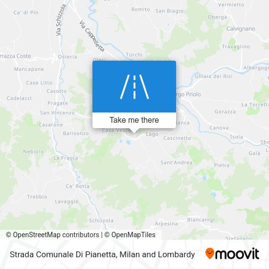 Strada Comunale Di Pianetta map
