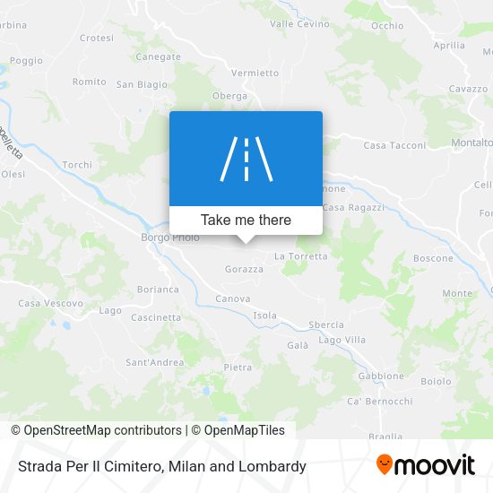 Strada Per Il Cimitero map