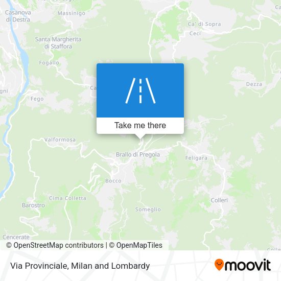 Via Provinciale map