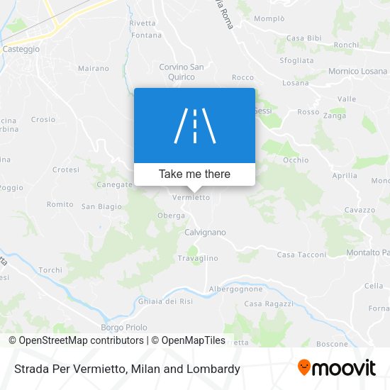 Strada Per Vermietto map