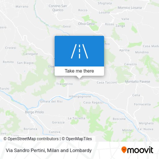 Via Sandro Pertini map