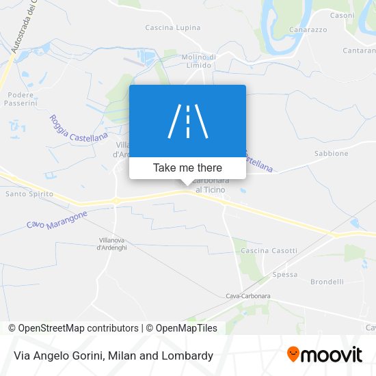 Via Angelo Gorini map