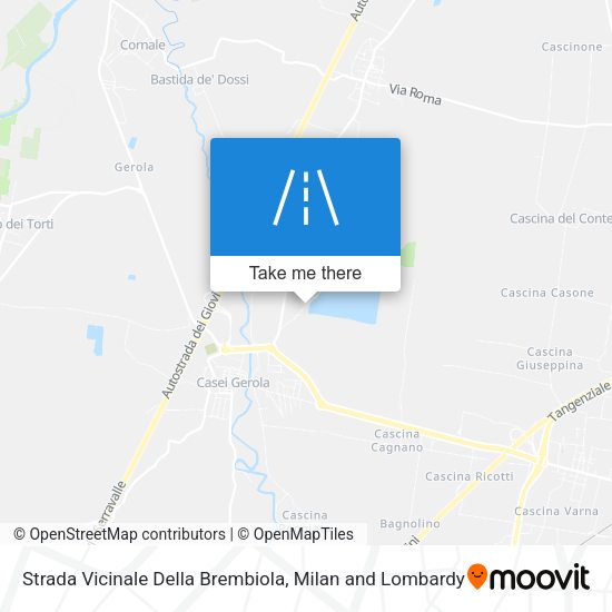Strada Vicinale Della Brembiola map