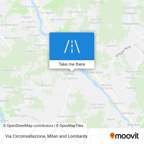 Via Circonvallazione map