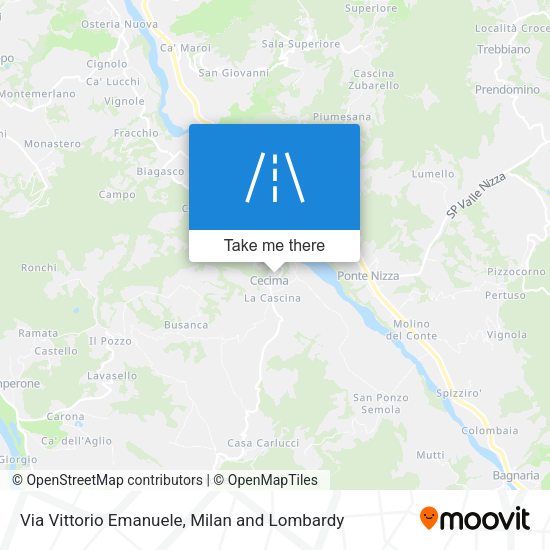 Via Vittorio Emanuele map