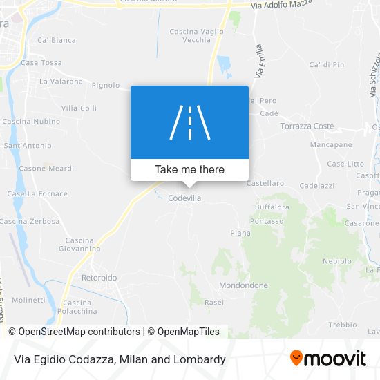Via Egidio Codazza map