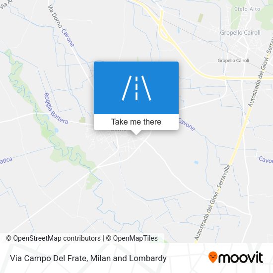 Via Campo Del Frate map