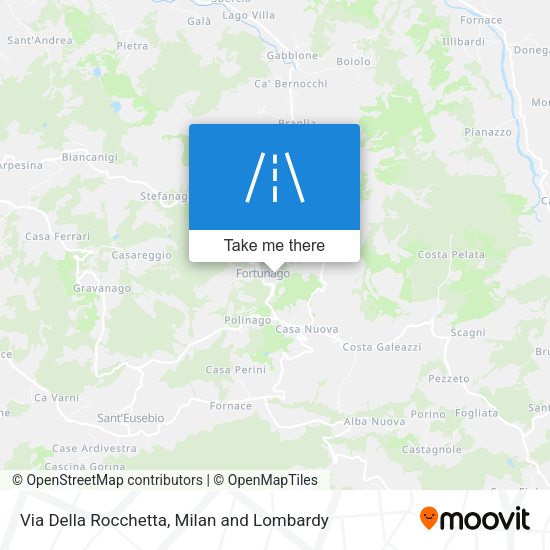 Via Della Rocchetta map