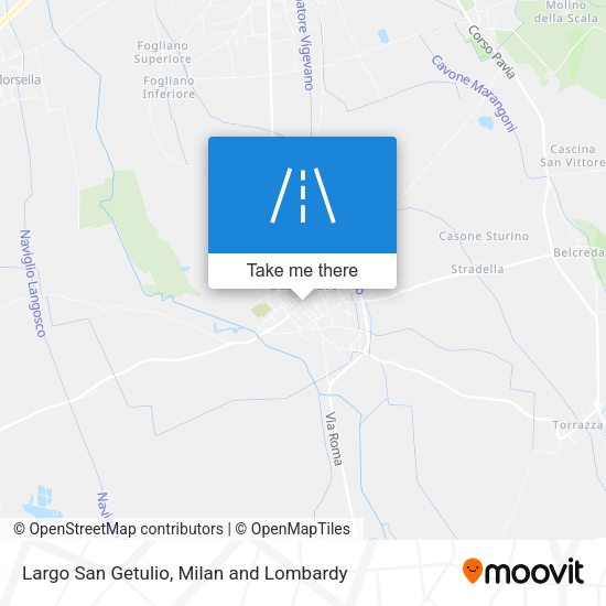 Largo San Getulio map