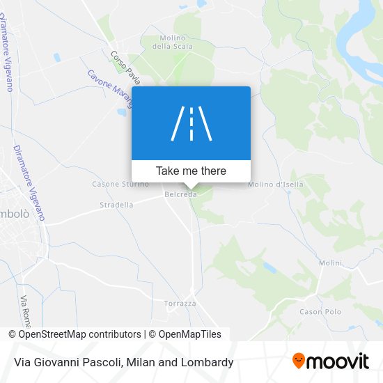 Via Giovanni Pascoli map