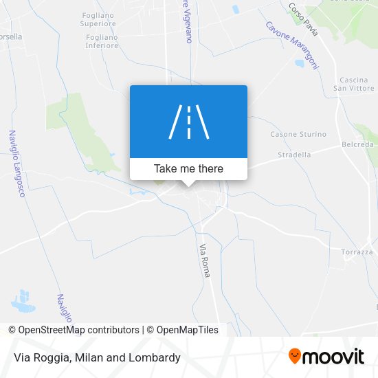 Via Roggia map