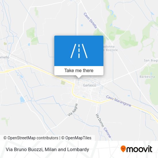 Via Bruno Buozzi map