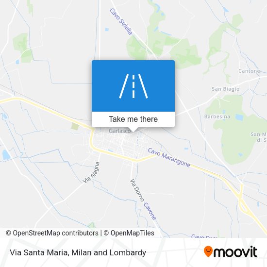 Via Santa Maria map