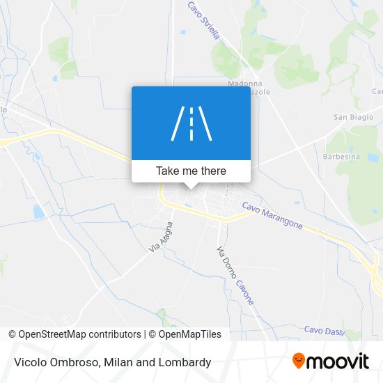 Vicolo Ombroso map