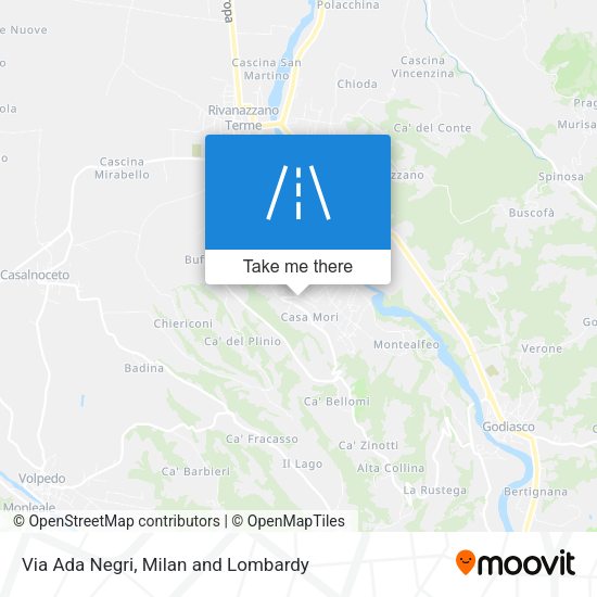 Via Ada Negri map