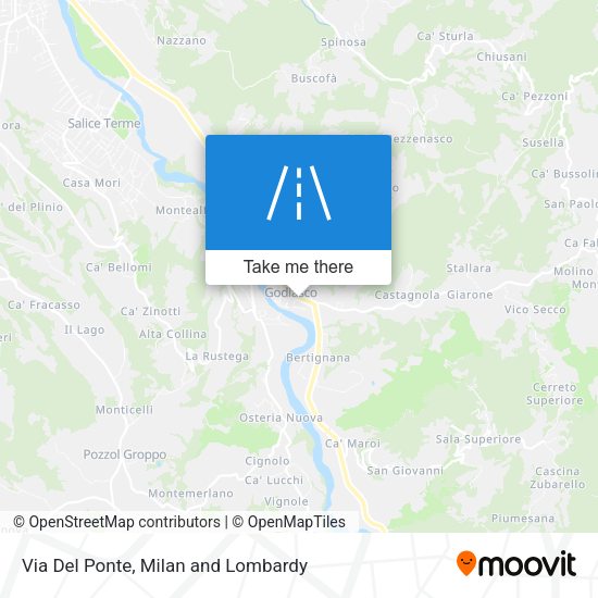 Via Del Ponte map