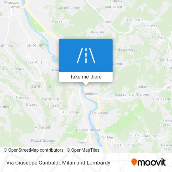 Via Giuseppe Garibaldi map