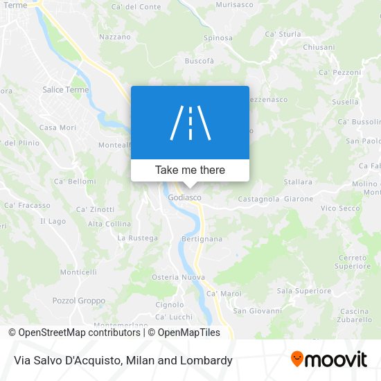 Via Salvo D'Acquisto map