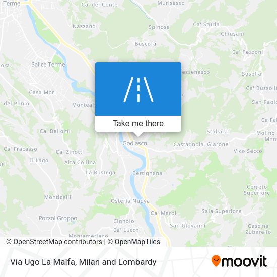 Via Ugo La Malfa map