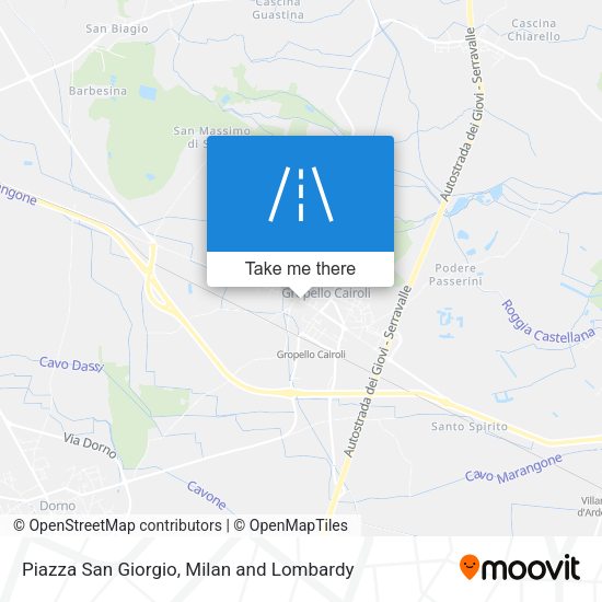 Piazza San Giorgio map