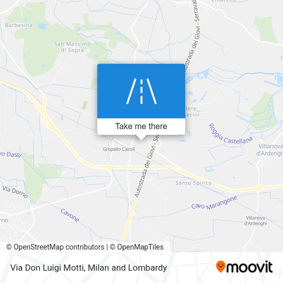 Via Don Luigi Motti map