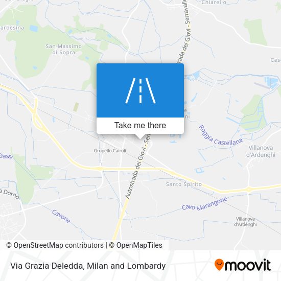 Via Grazia Deledda map
