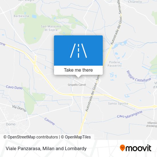 Viale Panzarasa map