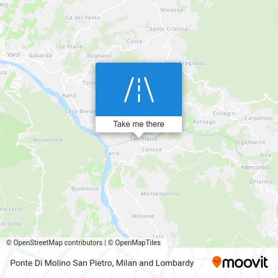 Ponte Di Molino San Pietro map