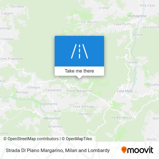 Strada Di Piano Margarino map