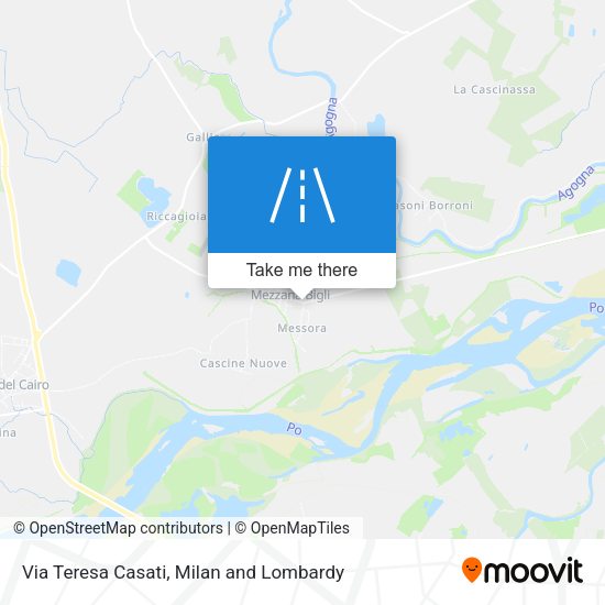 Via Teresa Casati map