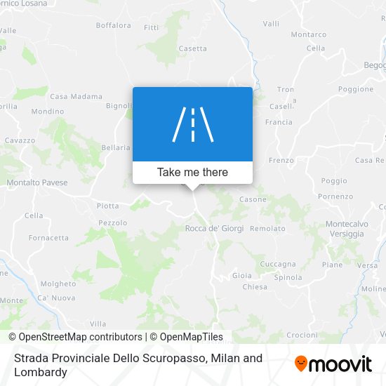 Strada Provinciale Dello Scuropasso map