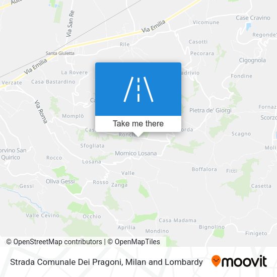 Strada Comunale Dei Pragoni map