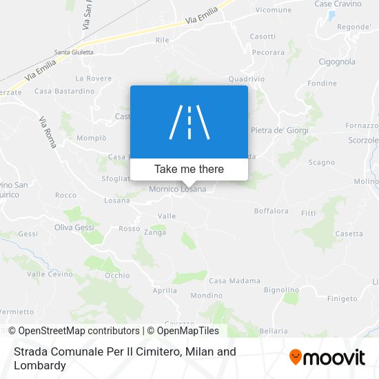 Strada Comunale Per Il Cimitero map