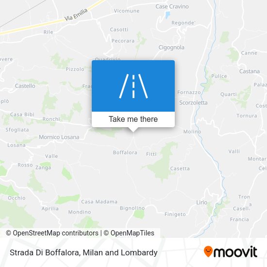 Strada Di Boffalora map